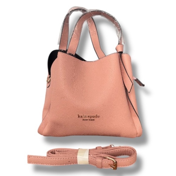 Kate Spade Knott Convertible Carryall Crossbody Mochi Pink NWT - Picture 6 of 9